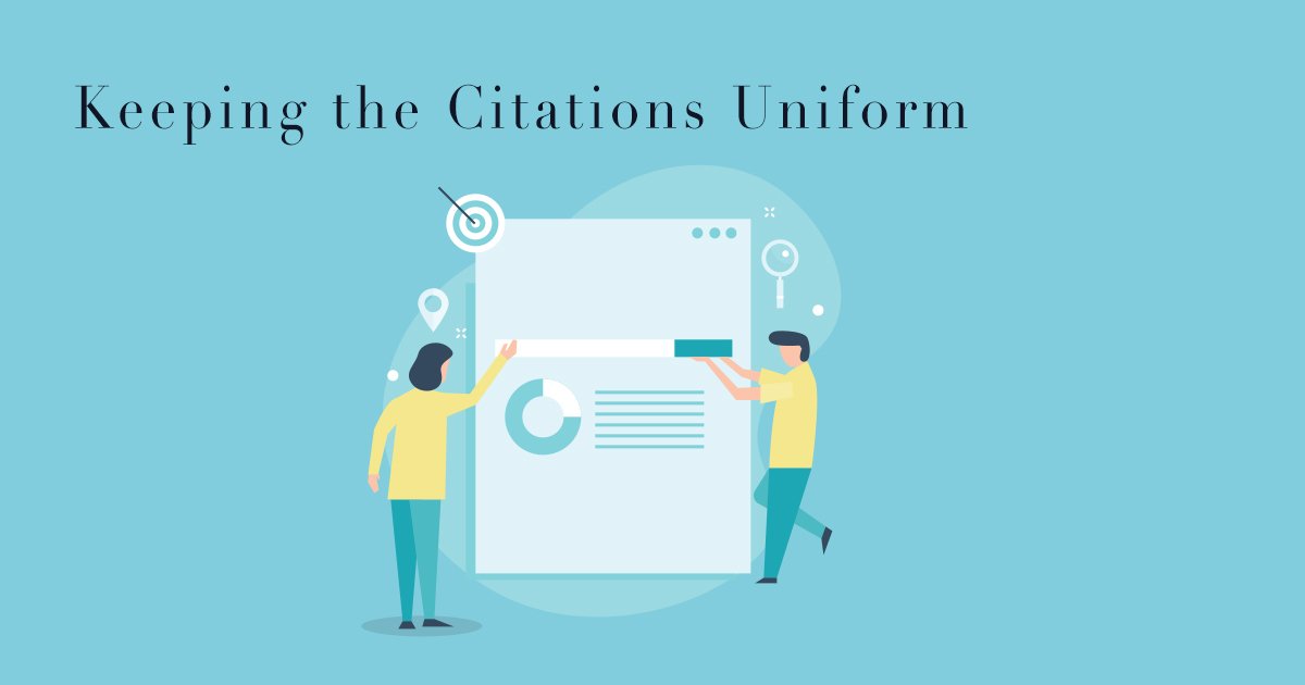 Keeping the Citations Uniform