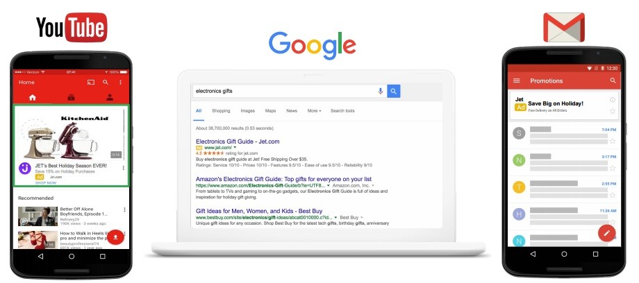V Digital Services - Youtube, Google, Gmail Holiday Shopping Ads